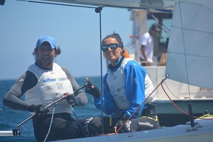 Ángel Ballesteros y Sonia Hidalgo,  campeones absolutos del Circuito Nacional de Vela Ligera -Clase Snipe-