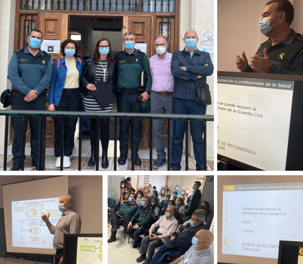 La Unidad de Prevención de Riesgos Laborales del Área de Gestión Sanitaria Sur de Granada desarrolla formación avanzada sobre agresiones