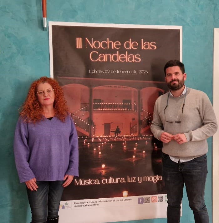 Música, magia, cultura y luz en la III Noche de las Candelas de Lobres