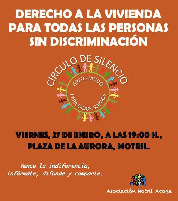 Motril Acoge: «Derecho a la vivienda para todos sin discriminación»