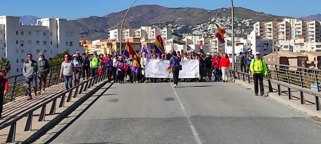 Salobreña recibe la XVII Marcha Memorialista de la Desbandá