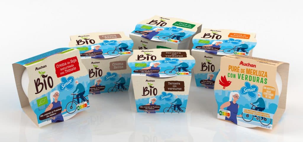 Alcampo sigue innovando e introduce la primera línea de productos Auchan para personas “Seniors”