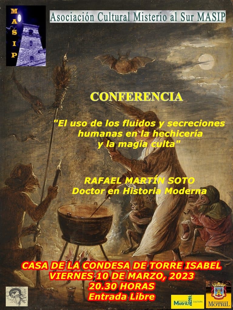 MASIP aborda la conferencia ‘El uso de los fluidos y secreciones humanas en la hechicería y la magia culta’