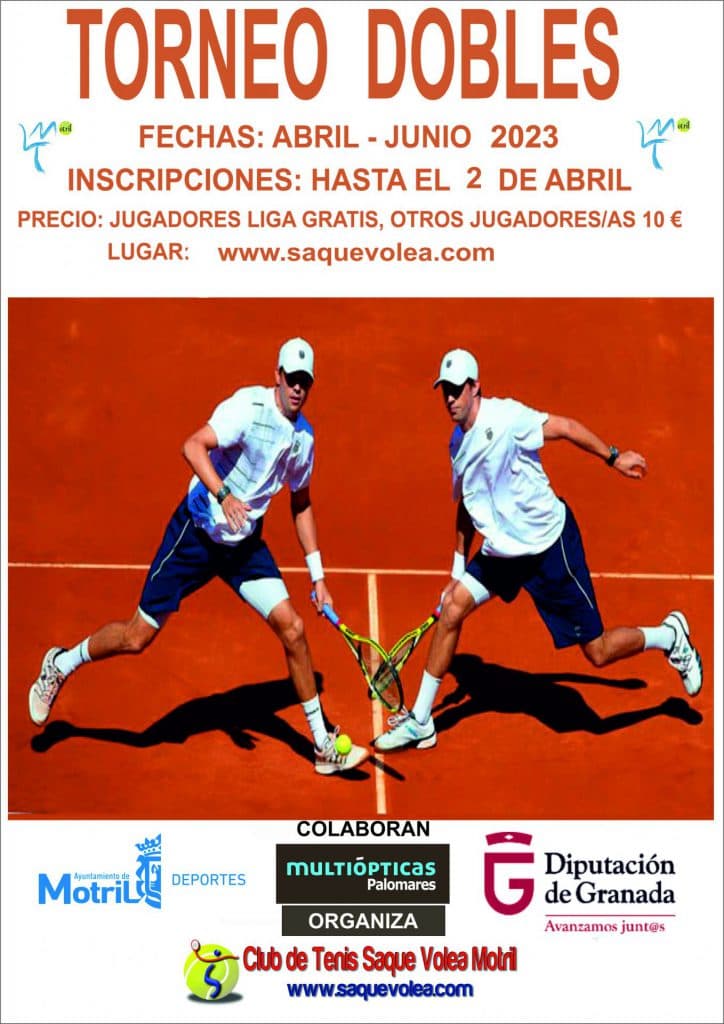 Tenis: Comienza  la liga de dobles temporada 2022/2023 del Club Saque Volea Motril