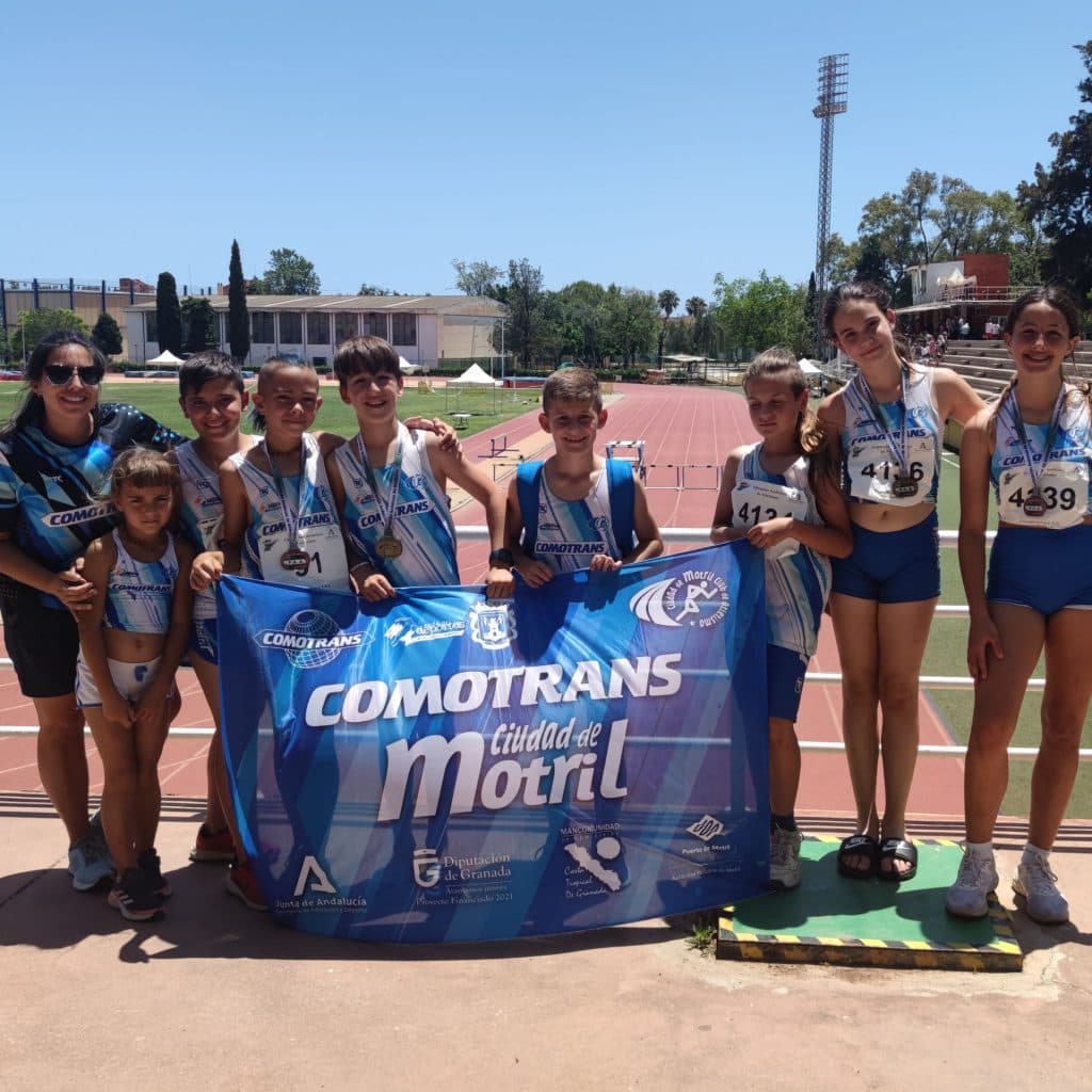 Un oro, dos platas y un bronce para los atletas del Comotrans Ciudad de Motril en el Campeonato de Andalucía Oriental Sub12