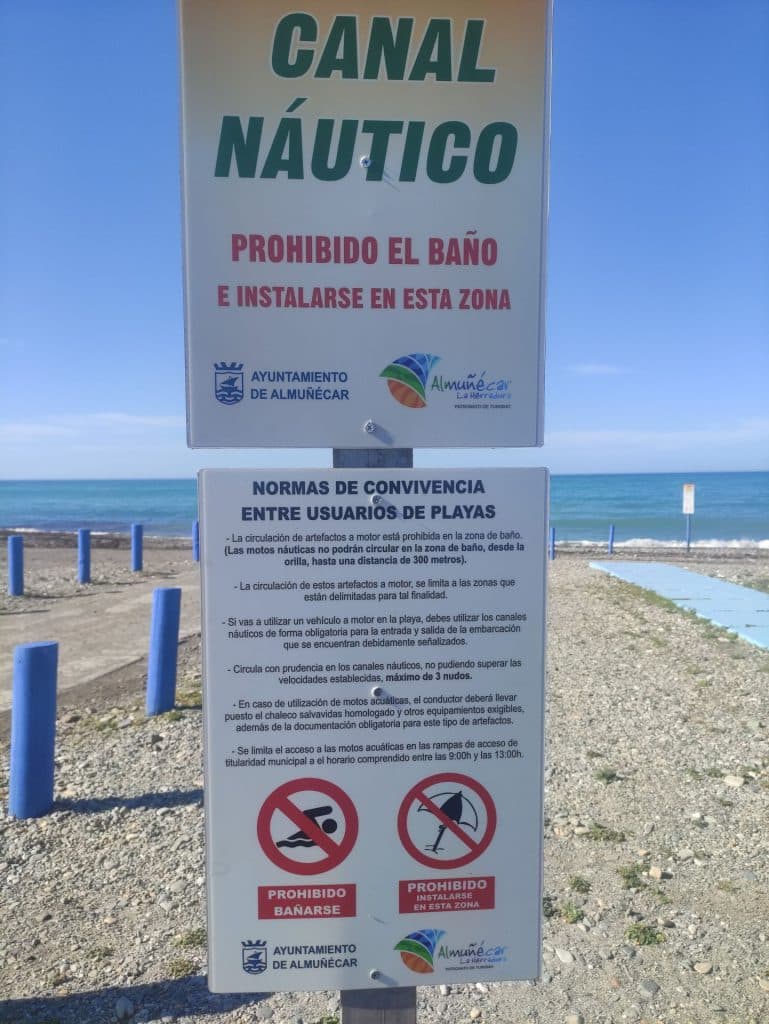 Se aprueba la petición de Almuñécar-La Herradura Unida Para la Gente para regular el uso de las motos acuáticas