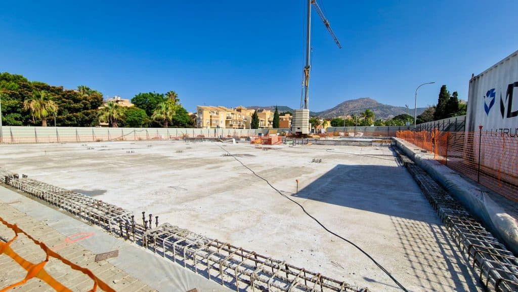 Las obras del nuevo edificio para la Casa de la Juventud y Formación y Empleo de Motril avanzan a buen ritmo