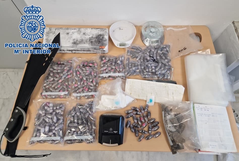 Desarticulado un clan familiar que distribuía estupefacientes en Motril y se incauta más de medio kilo de cocaína y casi cinco kilos de hachís