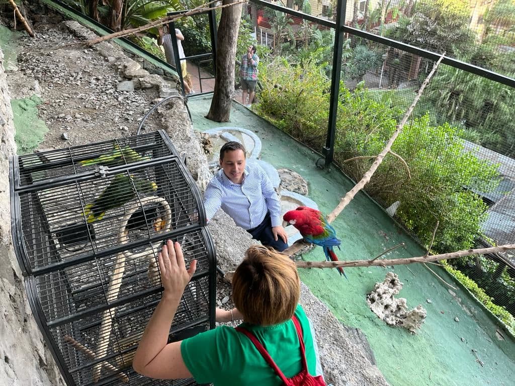 El parque ornitológico ‘Loro Sexi’ de Almuñécar incrementa su fauna  gracias a donaciones particulares