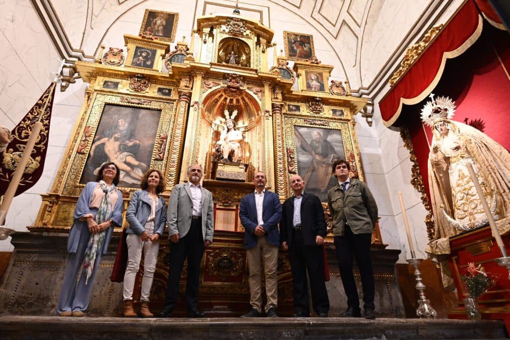 Finaliza la restauración del retablo del Cristo de la Meditación en Granada