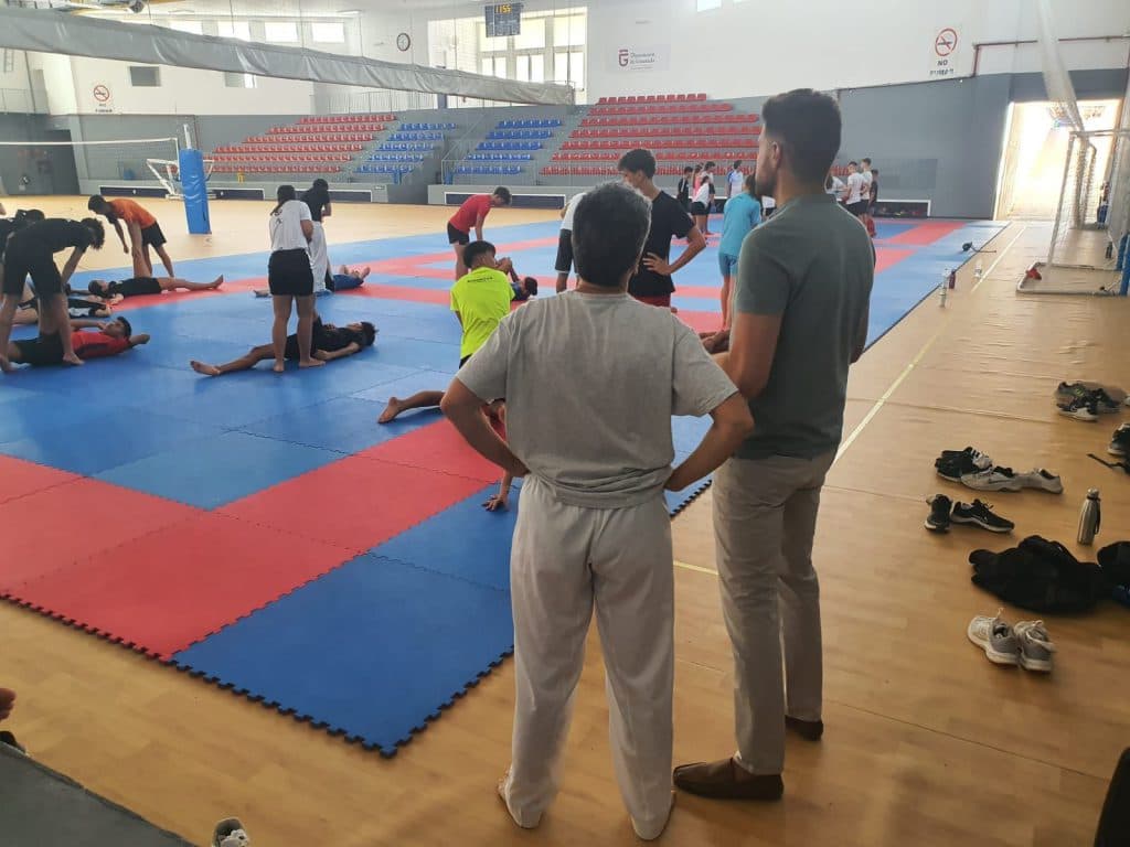 La Ciudad Deportiva de Diputación acoge un campus de pretemporada de kárate