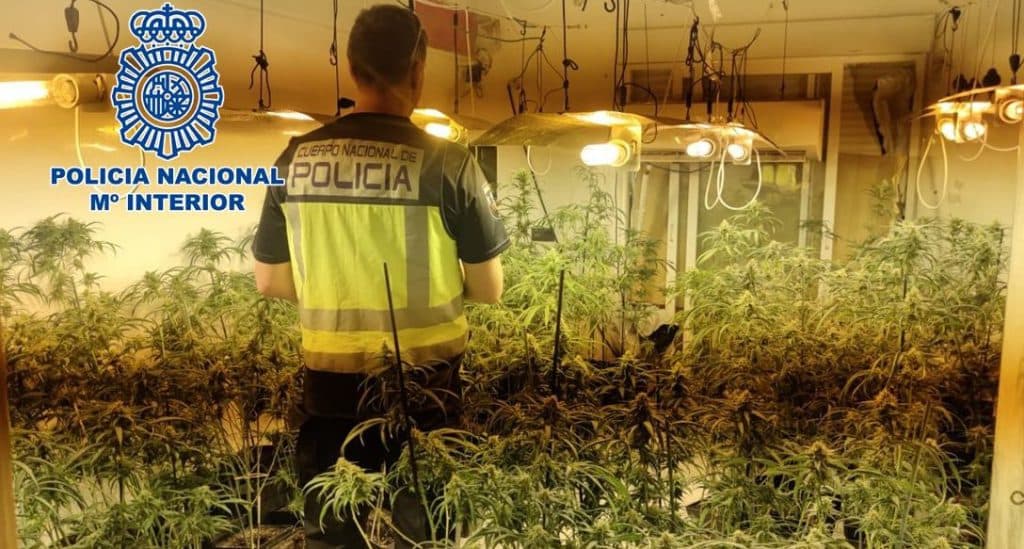 La Policía Nacional lleva a cabo en Granada la “Operación Macro”, un amplio dispositivo contra el tráfico de marihuana y la  defraudación de fluido eléctrico