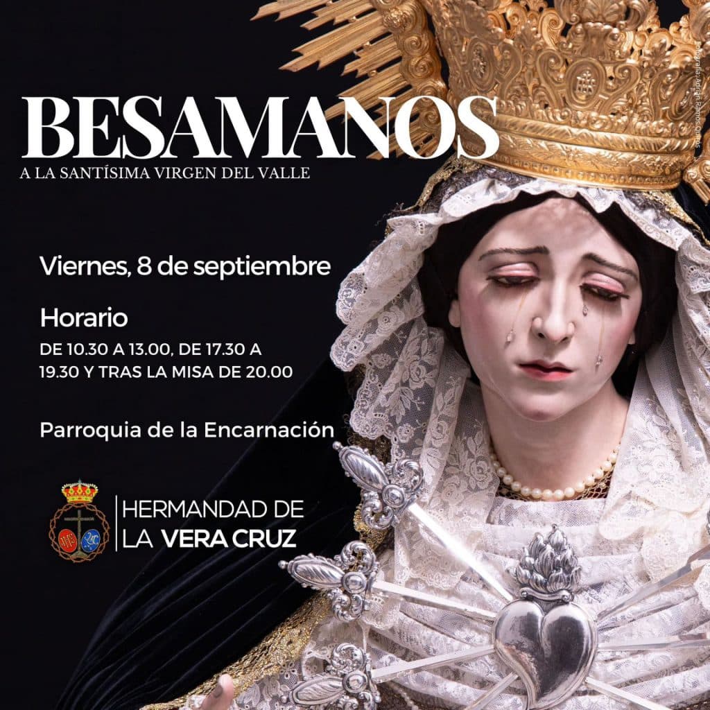 La Real Hermandad de la Vera Cruz de Motril organiza devoto Besamanos a su titular mariana