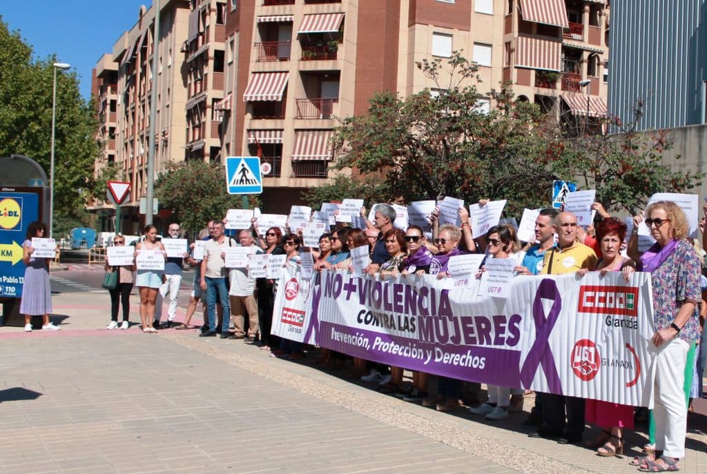 CCOO Y UGT condenan el último asesinato machista cometido en Granada y reclaman una atención y protección a las víctimas urgente y efectiva