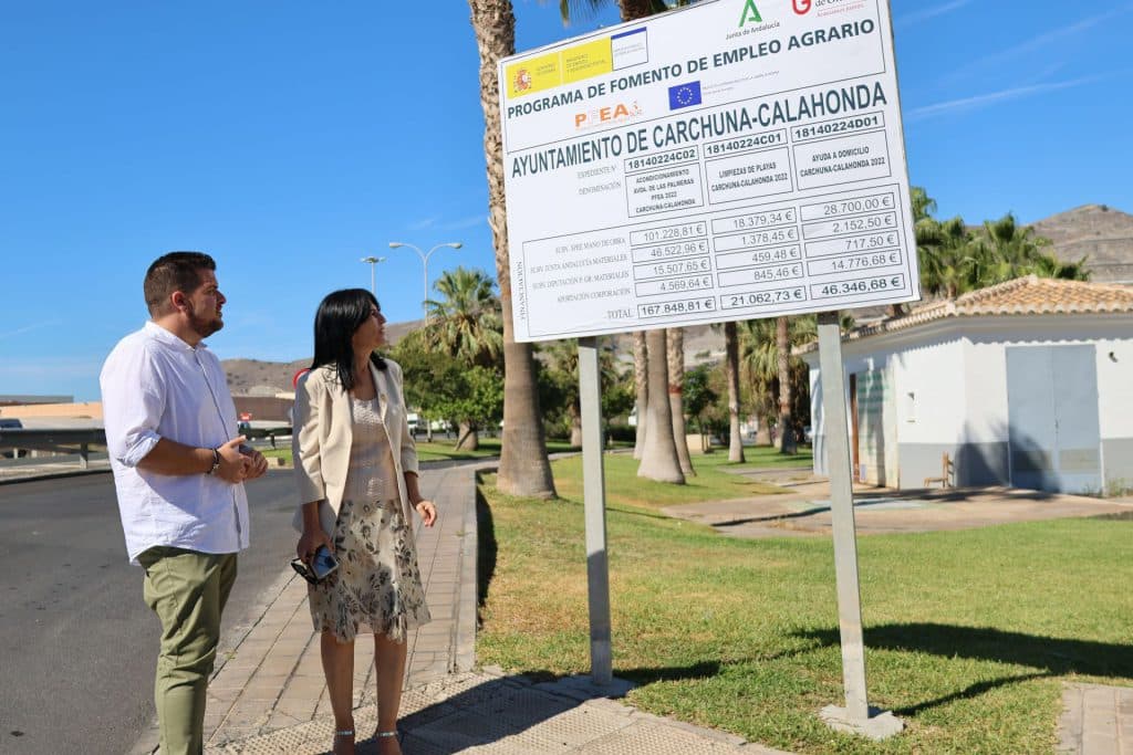Carchuna-Calahonda recibe cerca de 500.000 euros del PFEA entre 2022 y 2023 para arreglo de calles y obras municipales