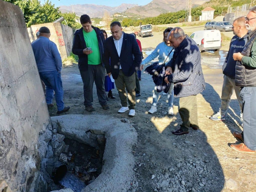 Almuñécar solicita a la Consejería de Agricultura de la Junta la aportación extraordinaria para la recarga del acuífero de río Verde  de 450.000 m3