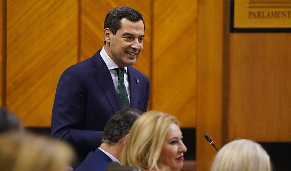 Moreno anuncia que el Presupuesto para 2024 asciende a 46.753 millones, el más alto de la historia de Andalucía