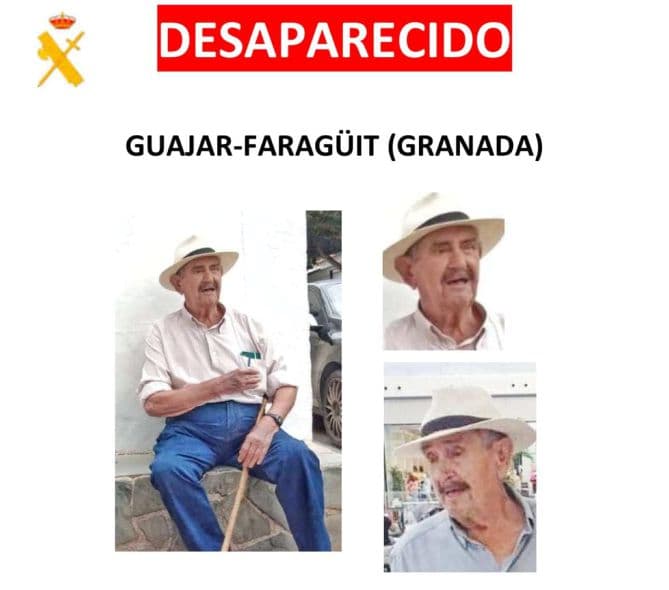 Los Cuerpos de Seguridad buscan a Abelardo Alcántara, vecino de Los Guájares desaparecido en la tarde del sábado