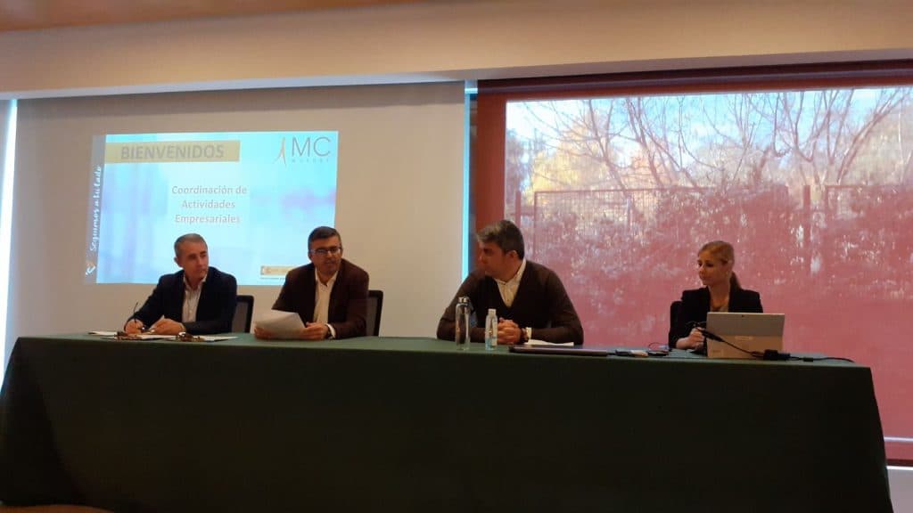 Empleo y técnicos en riesgos laborales de Granada debaten sobre la buena aplicación de la norma de Coordinación de Actividades Empresariales