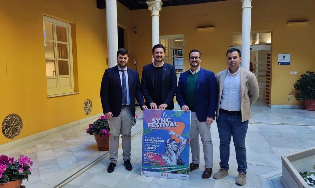 El ‘Sync Fest’, festival de música urbana, desembarca en Almuñécar, Baza y Guadix de la mano de Diputación