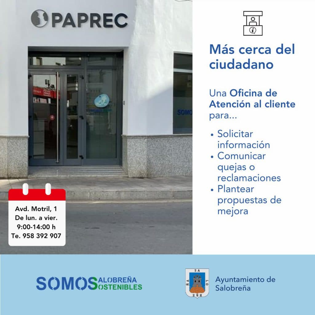 La empresa de limpieza y recogida de residuos de Salobreña (PAPREC) pone en marcha nuevos canales de atención a los vecinos