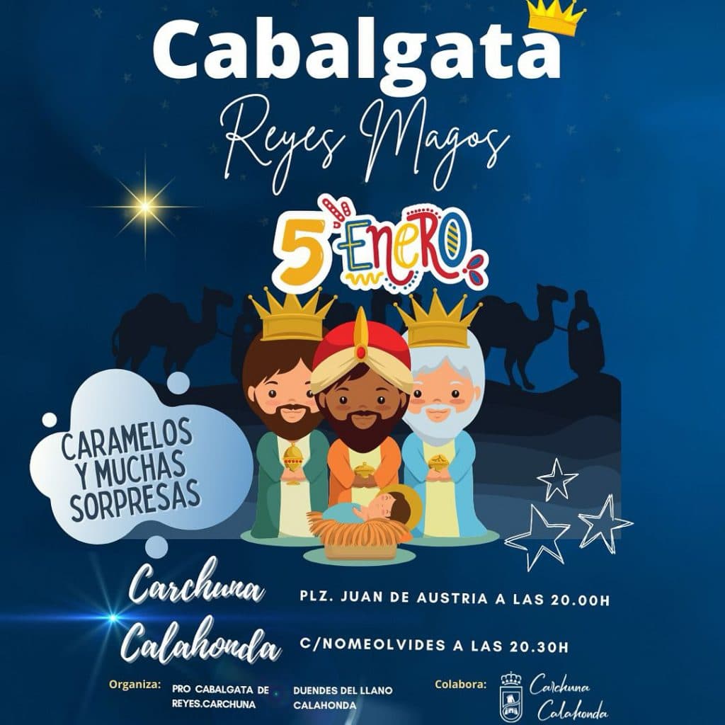 Recorrido de las Cabalgatas de Reyes Magos en Carchuna y Calahonda