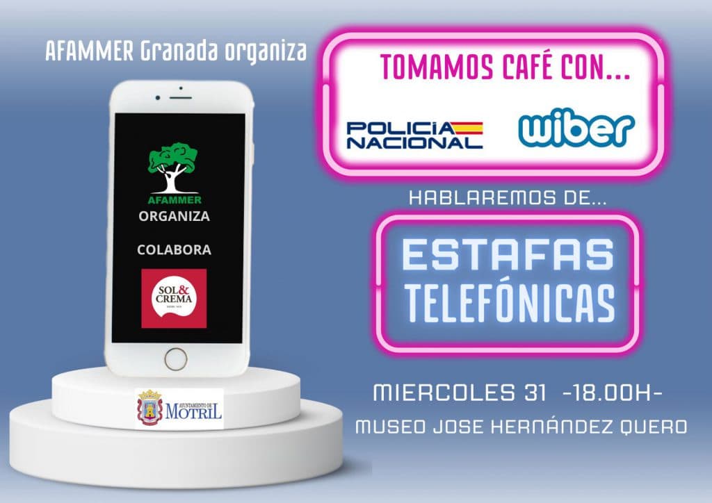 AFAMMER-Granada celebrará este miércoles en el Museo José Hernández Quero una interesante charla dentro del proyecto “Tomamos café con… ‘La policía Nacional y WIBER’