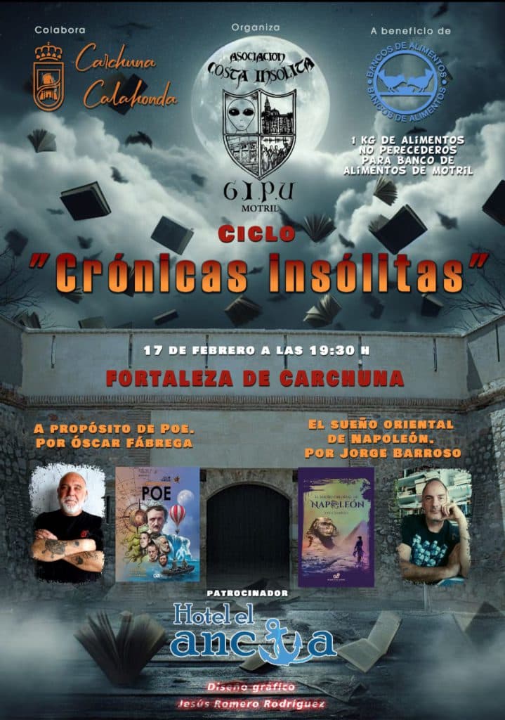 Ciclo ‘Crónicas Insólitas’ con Jorge Barroso y Óscar Fábrega como protagonistas