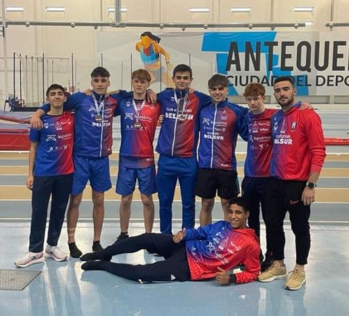 3 medallas para el Atletismo Delsur-Cooperativa la Palma en el andaluz de combinadas