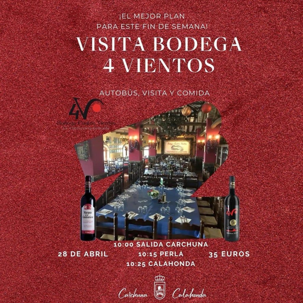 La ELA de Carchuna – Calahonda organiza una vista a la Bodega 4 Vientos