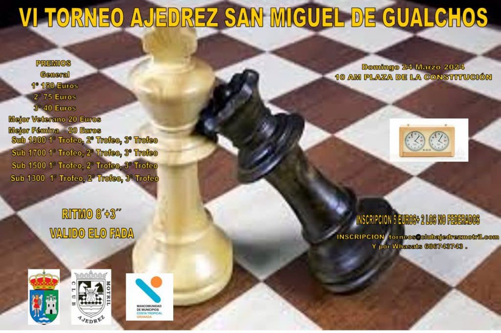 VI Torneo de Ajedrez San Miguel de Gualchos