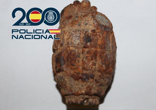La Policía Nacional desactiva una granada de mano hallada en una máquina de procesado de patatas situada en una nave industrial de Granada