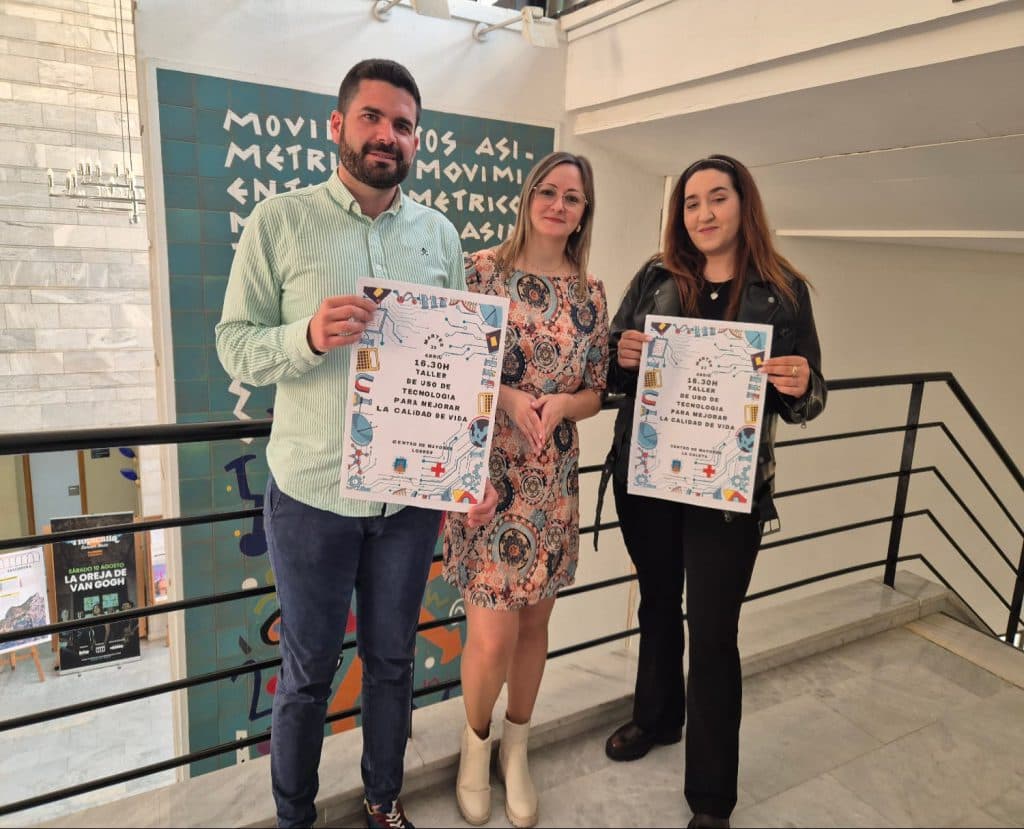 Los centros de mayores de Lobres y La Caleta recibirán un taller sobre el uso de tecnologías para mejorar la calidad de vida
