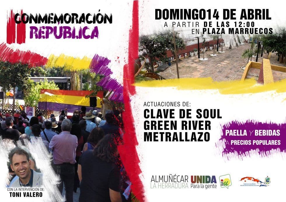Almuñécar celebrará un año más su fiesta conmemorativa por la II República
