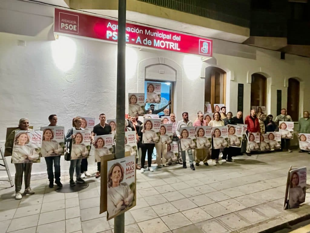 El PSOE de Motril inicia la campaña europea con un proyecto que quiere más paz, más derechos, más convivencia, más oportunidades, más agenda verde y más justicia social