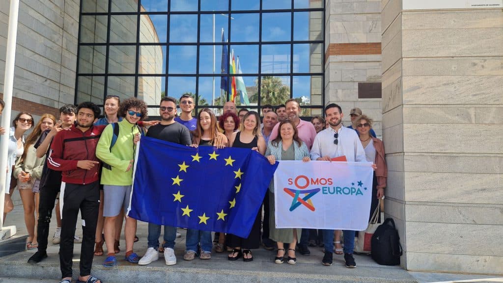 Salobreña acoge un grupo de jóvenes del proyecto “Somos Europa”