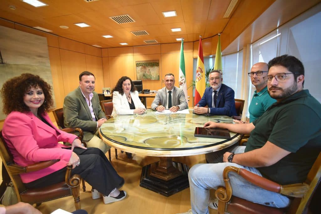 El Geoparque de Granada muestra su experiencia al proyecto de Geoparque transnacional de Huelva y el Alentejo