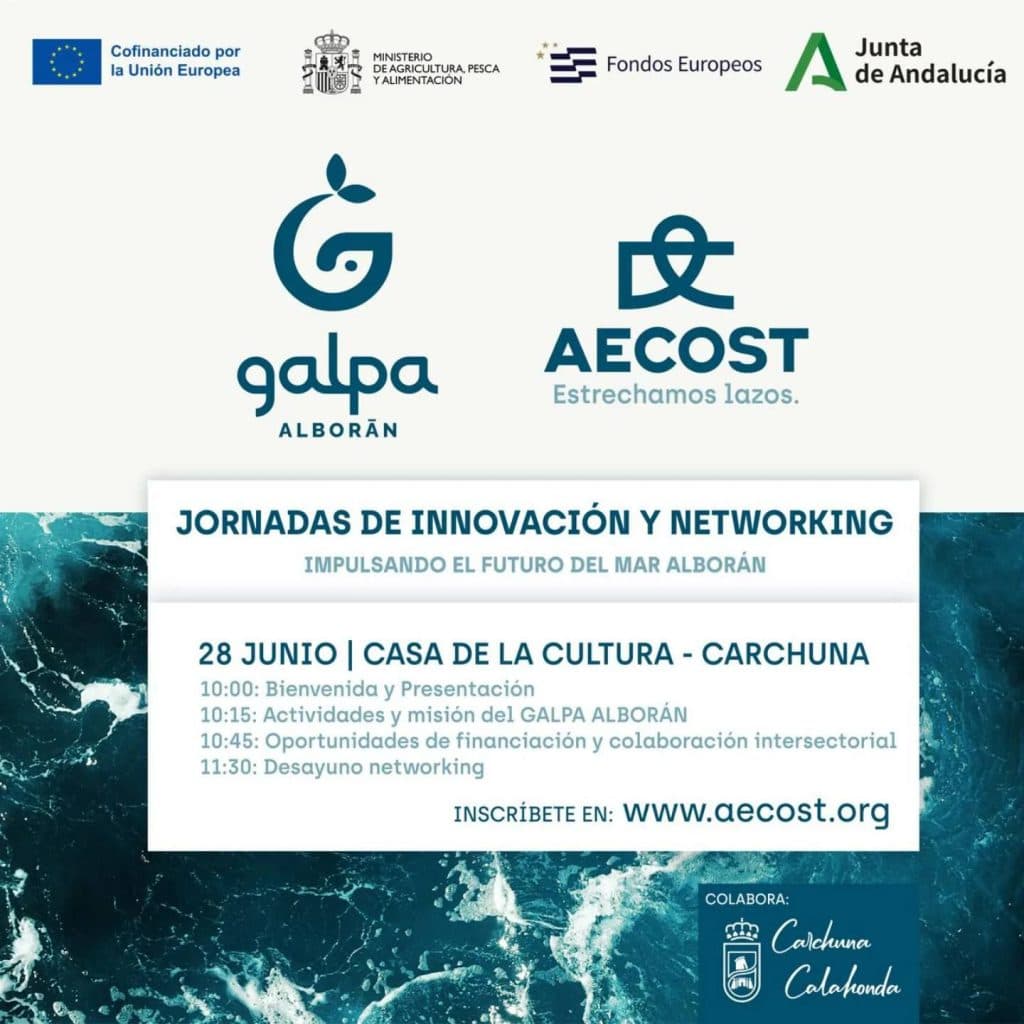 Impulsando el futuro del Mar de Alborán: Jornadas de Innovación y Networking en Carchuna el próximo 28 de junio