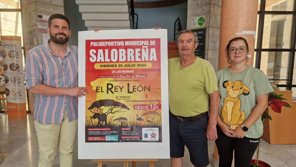 Un tributo al emblemático musical del Rey León llega este viernes a Salobreña