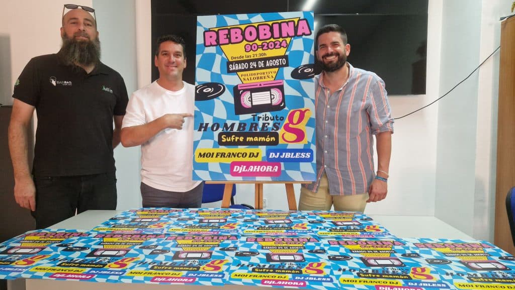 Salobreña pondrá el broche de oro al verano con el festival REBOBINA 90-2024