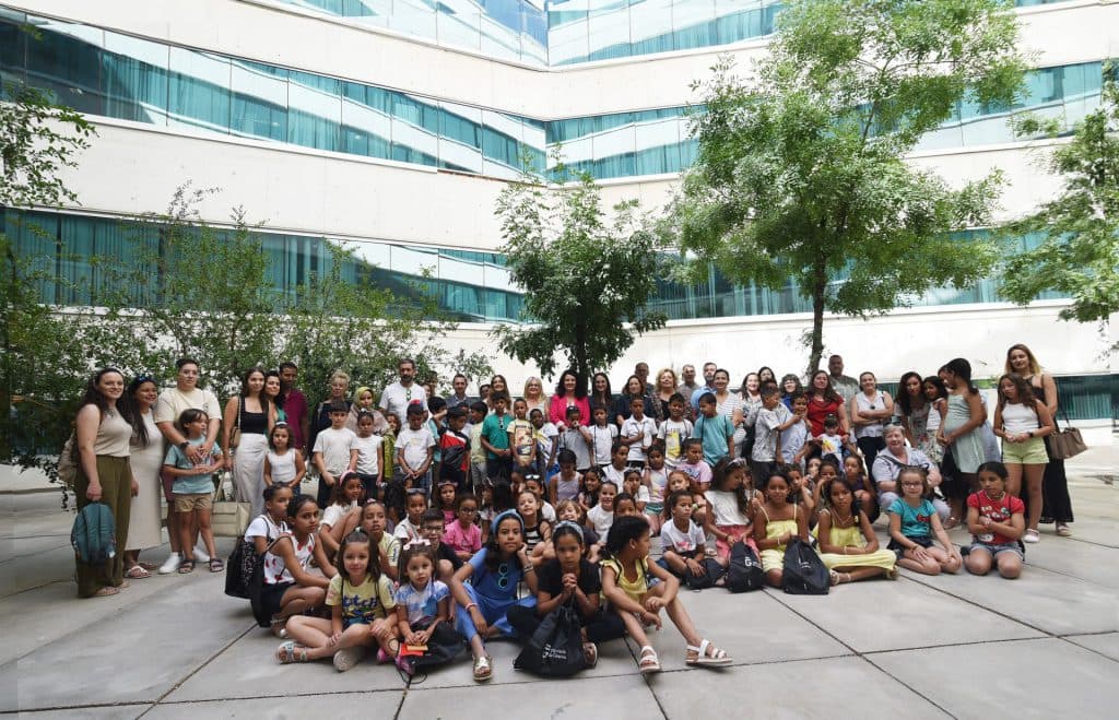 Recepción en la sede de Diputación a los niños saharauis de ‘Vacaciones en paz’