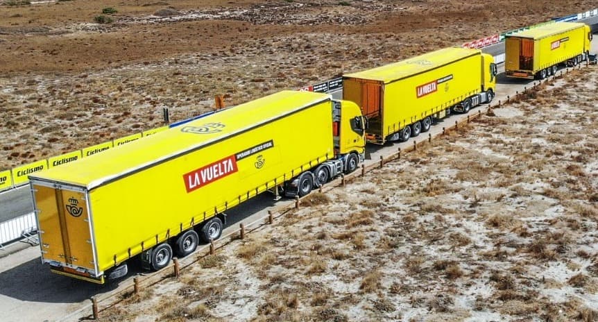 Correos lleva a la provincia de Granada toda la infraestructura de La Vuelta 24