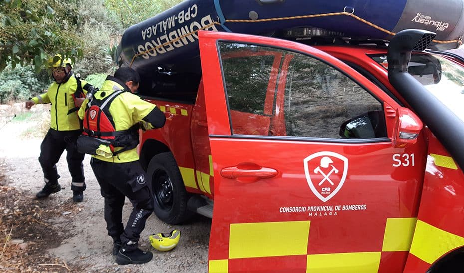 Rescatan el cuerpo sin vida de un anciano caído en un bancal en Frigiliana