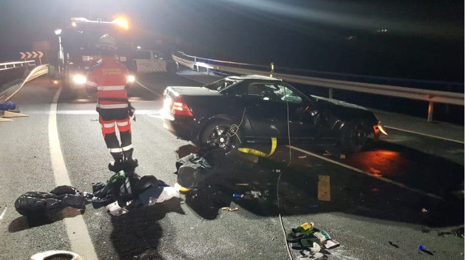 Tres fallecidos y cuatro heridos en una colisión frontal en la localidad malagueña de Casabermeja