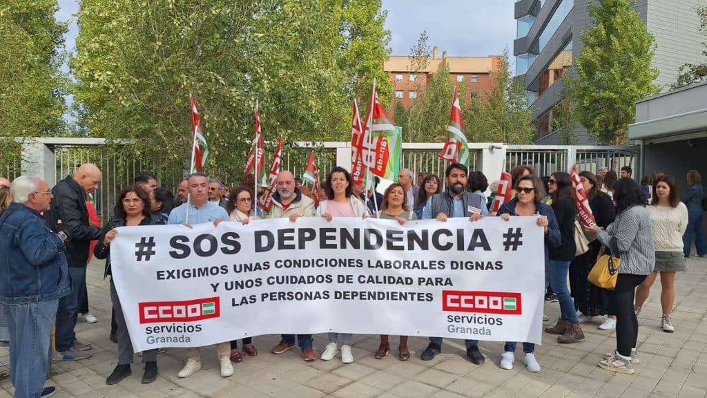 CCOO se moviliza contra «la peor gestión de la dependencia en Andalucía en los últimos 17 años»
