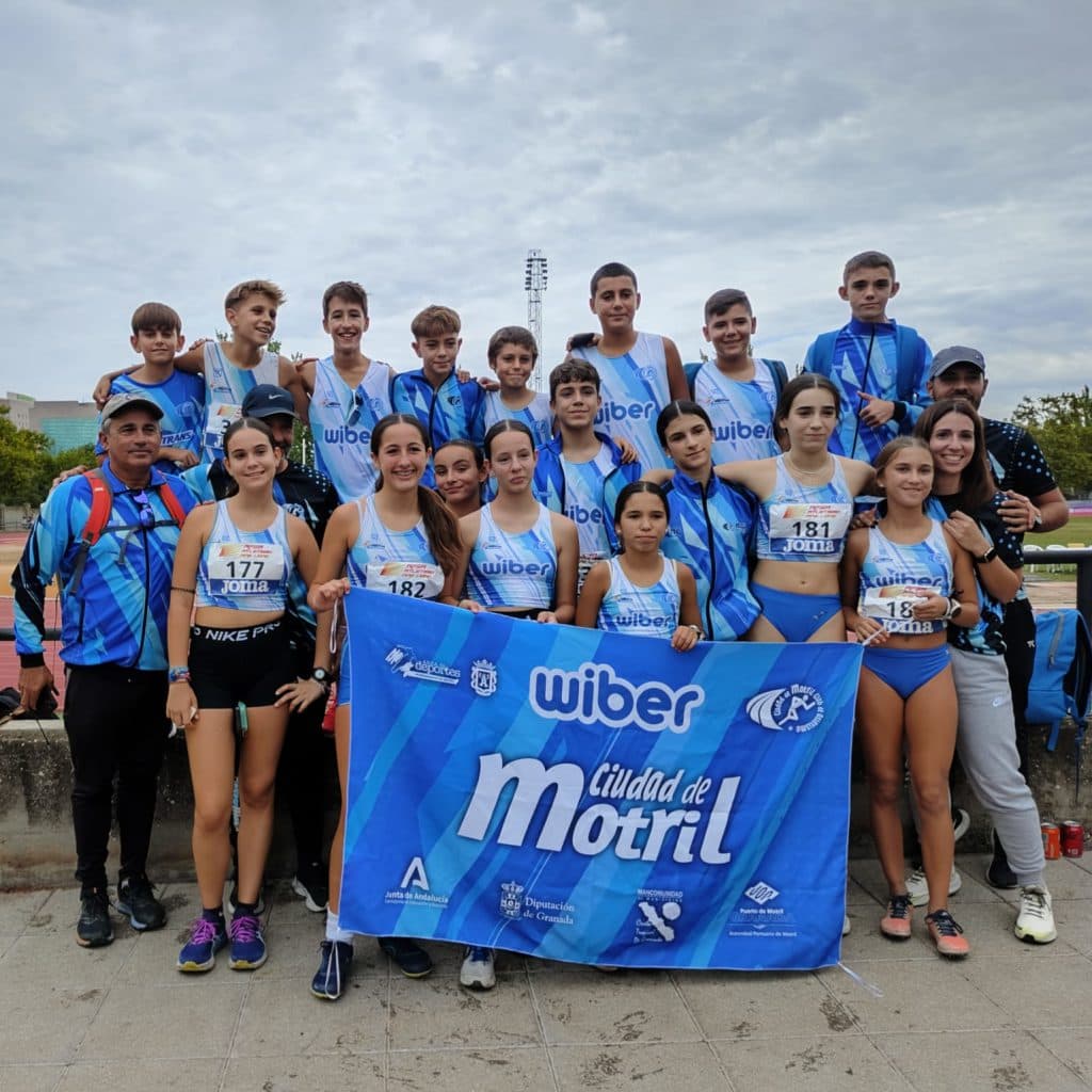 Fin de semana para el recuerdo de los atletas del Wiber Ciudad de Motril en el Campeonato de España de equipos Sub14