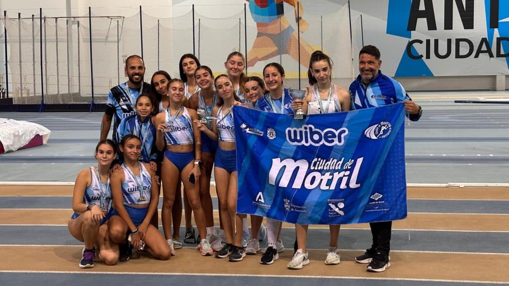 Bronce por clubes en pista cubierta para el equipo Sub14 del Club Atletismo Wiber Ciudad de Motril