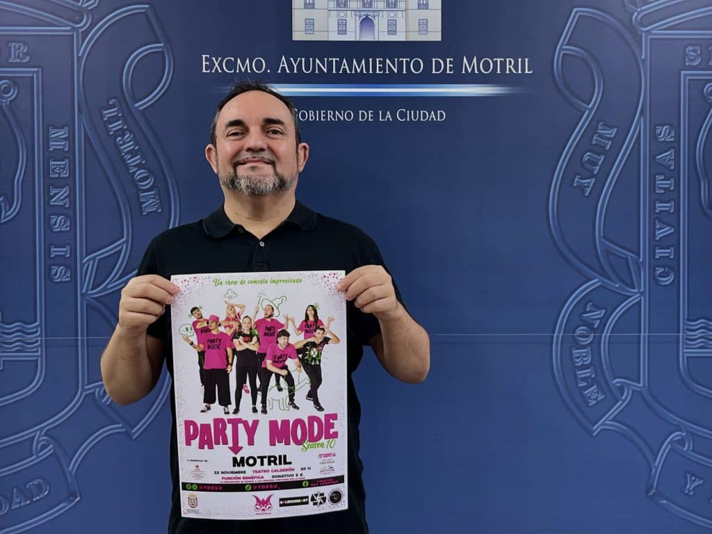 Motril se prepara para ‘Party Mode’ Season 10, una noche de comedia en el Teatro Calderón