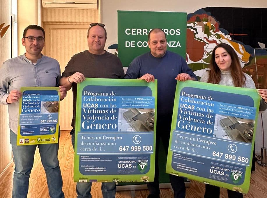Salobreña firma un acuerdo con la Unión de Cerrajeros Andaluces de Seguridad para cambiar de forma gratuita las cerraduras de domicilios a víctimas de violencia de género