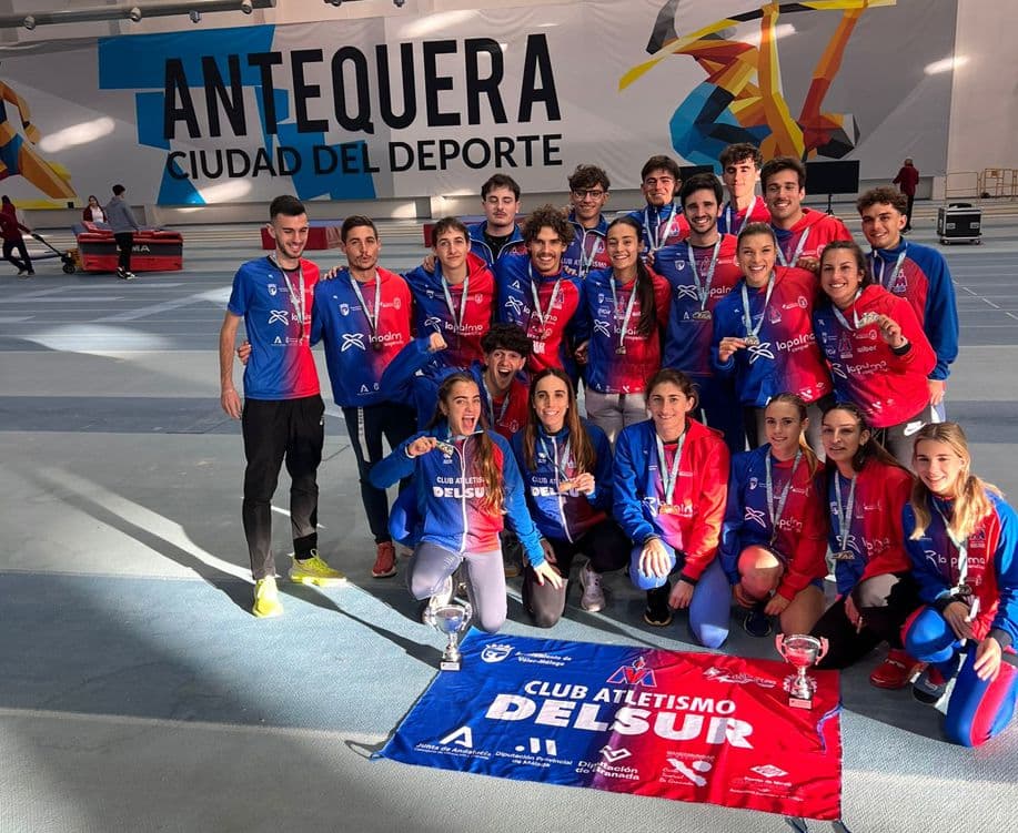 El Club Atletismo DELSUR – Cooperativa La Palma, 3º de Andalucía Absoluto Short Track